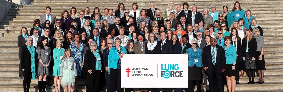 LUNG FORCE Heroes on Capitol steps